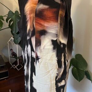 Allsaints Abstract Print Sleeveless Dress